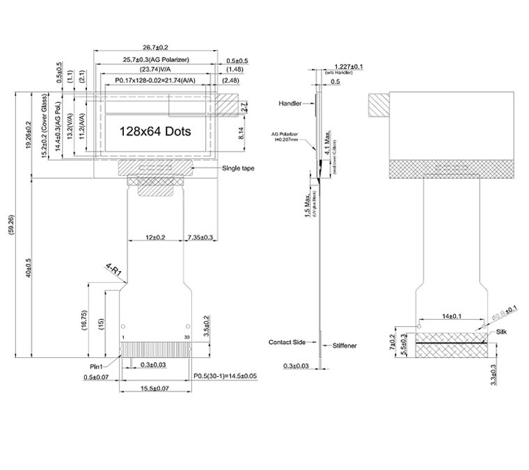 0.96a oled drawing