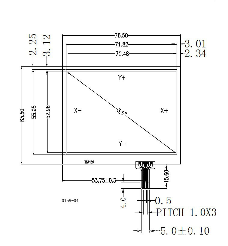 3.5 inch RTP drawing