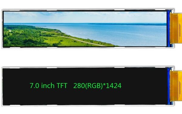 7 inch stripe lcd 280x1424