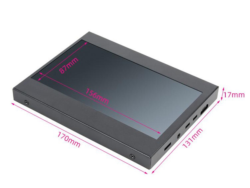 7 inch hdmi display with case 