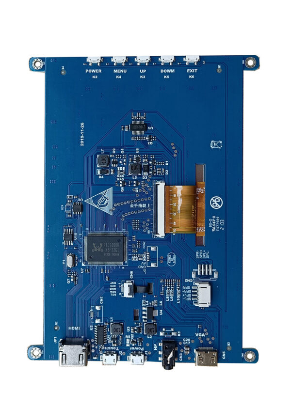 7 inch hdmi display pcb side